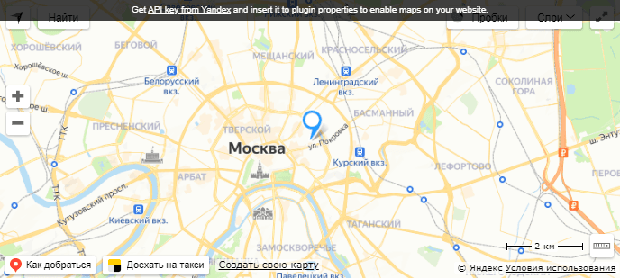 Галерея Карта